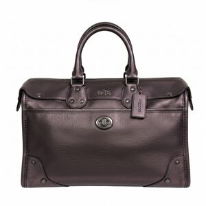 Coach Rhyder Metallic Two-Way Satchel - EUC!